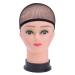 Buy 3-Piece Black Wig Cap Elastic Stocking - Nylon Stretch Mesh Weaving Cap for Wig Intermediate Layers - International Shipping Available - Buy Online on SooperMarket.com