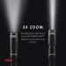 NEBO Inspector  Powerful Waterproof Pocket Light  Three Light Modes  Adjustable Zoom  Impact Resistant  Black - Buy Online on SooperMarket.com