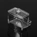 Atyhao Cotton Swab Box | Practical Q-Tip Organizer & Makeup Storage | Transparent Cosmetic Holder with Lid - Shop Internationally - Buy Online on SooperMarket.com
