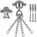 SELEWARE Heavy Bag Mount Hanger Boxing Punching Bag Ceiling Mount Hanger Silent Ball Swivel for Boxing Muay Thai Training Hanger with Boxing Bag Chain