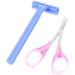 Ruilogod 2-in-1 Body Armpit Hair Shaver & Eyebrow Scissors Trimmer - Effortless Hair Removal for Flawless Skin - Buy Online on SooperMarket.com