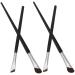 Baluue 4 Pcs Eyeliner Brush Concealer Brush under Eye Brow Brushes for Eyebrows Eye Makeup Wood