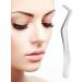 Eyelash Tweezers for Extensions | Stainless Steel Eyeline Tweezers with Comb | Professional Silver Tools for Artificial Eyelashes - Buy Online on SooperMarket.com