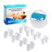 KUIKUI Snore Nasal Dilator Clip - Breathe Easy and Sleep Better with 8pcs Silicone Nose Vents