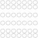 Jepeux 400Pcs 7mm Silver Open Jump Ring  Used for Key Chain  Jewelry Making  Necklace Maintenance and Earring Decoration DIY Process Open Jump Ring (400Pcs) 7mm Silver/400pcs