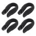 Acupressure Hand Clip Tension Magnets Reduce Anti-Migraine Clip Practical 4 Pack for Both Hands (Black)