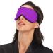 Haskirky Light Blocking Eye Mask - Adjustable Adult Men and Women Travel, Yoga, Meditation - Pure Purple - Buy Online on SooperMarket.com