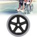 8 Inches Replacement Wheel for Electric Wheelchairs Wheelchair Wheels Wear-Resistant Wheelchair Replacement Parts Walker Accessory 6 Inches / 8 Inches 1 Pack