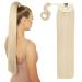 Lullabellz Grande Straight Wraparound Pony 26-Inch Length Light Blonde