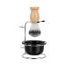 MagiDeal Multifunction Shaving Bowl Mug Stand Holder Stainless Steel Wear-resistant Shaving Brush Holder Bowl Set