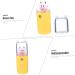Moisturizer Air Diffuser Small Humidifier Plant Pocket Size Humidifier Face Steamer 3.8x3.8x10.8cm Yellow - Buy Online on SooperMarket.com