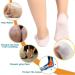 Silicone Moisturizing Socks for Men & Women - Non-Slip Anti-Split (2 Pack Large White) - Buy Online on SooperMarket.com