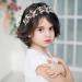 IYOU Princess Crystal Headpiece Silver Flower Wedding Headband Pearl Holy Communion Hair Accessories for Flower Girl Bride Bridesmaid - Buy Online on SooperMarket.com