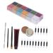 NOLITOY Scar Makeup Tools Wound Modeling Scar Wound Makeup Wax Scar Makeup Kit Effects Wax Coagulated Blood Gel Fake Wound Skin Wax Halloween Makeup Kit Body Plastic Cosmetic Bag
