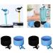 Heat Resistant Silicone Cup Sleeve Set Slip Straw Cap Water Bottle Boots Silicone Straw Cover Friendly Cup Accessories for Home Office Travel Travel - Buy Online on SooperMarket.com