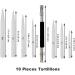 22-Piece Blending Stumps & Tortillions Set with Sharpeners, Extension Tool, and Eraser - Ideal for Student Sketch Drawing - Buy Online on SooperMarket.com