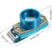 Buy PATICIL Billiard Magnetic Chalk Holder - Aluminum Pool Cue Chalk Case with Belt Clip - Snooker Accessories in Blue/Brown - Buy Online on SooperMarket.com