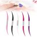 perfk 2x5 Pieces Nail Dotting Pen Tool Painting Detailing Gel Drawing Nail Art Tip Dot Paint Colorful 2 Pcs - Buy Online on SooperMarket.com