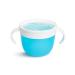Munchkin Snack Box for Babies & Toddlers | Foldable BPA-Free Snack Cup | Leak-Proof Food Container - 2 Pack (Blue/Green) - Buy Online on SooperMarket.com