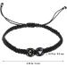 FRCOLOR 4pcs Black and White Heart Bracelet Women Bracelet Simple Bracelet Womens Jewelry Bracelet Matching Men s Bracelets Rope Bracelets Miss Black Rope The Letter Is Acrylic Manual 6X6X0.5CMx3pcs Black Cx3pcs - Buy Online on SooperMarket.com