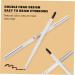 Mikinona 2pcs Abs (shell) Waterproof Eyebrow Pen Eyebrow Brush Makeup Tool Makeup Pencils - Buy Online on SooperMarket.com