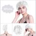 4PCS Silk Bonnet Set for Black Women - Satin Bonnets for Sleeping, Silk Sleep Cap for Curly Hair - Buy Online on SooperMarket.com