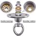 SELEWARE Heavy Duty Bearing Swing Hanger - 360 Rotate Swing Swivel Hook for Wooden & Concrete - Indoor Outdoor Hammock & Swing Set - Buy Online on SooperMarket.com