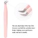 Tweezers for Eyelash Extension Professional Eyelash Tweezers for Single 2D 3D Eyelash Extension(Rounded Corners) 1 count (Pack of 1) Pink - Buy Online on SooperMarket.com
