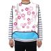FUSHIDA Adult Bib Waterproof Bibs For Adults Adult Clothing Protector PVC Waterproof Layer and Cotton Cloth Material Elegant Mealtime Printing Flower Bibs(Pink Peach Blossoms FYH520-CA) - Buy Online on SooperMarket.com