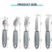 Adaptive Utensils (5-Pieces) Adaptive Utensils for Elderly Arthritis Parkinsons and Handicapped Stainless Steel and Dishwasher Safe - Grey - Buy Online on SooperMarket.com