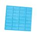 STOBOK Chocolate Molds 2pcs Mold 3D Silica Gel Self Made Chocolate Resin Molds Bluex2pcs 20.5X8.5X0.8CMx2pcs