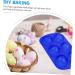 DECHOUS 2 Pcs Six Egg Mold Silica Gel 3D Gift Biscuit - Buy Online on SooperMarket.com