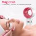 Portable USB Rechargeable Eyelash Fan Dryer with Lash Tweezers - Mini Bladeless Handheld Cooling Blower for Essential Eyelash Extension Supplies (White) - Buy Online on SooperMarket.com