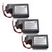 3 Pack 6V MR-BAT6V1SET 2CR17335A WK17 Battery for M80 Driver J4 servo System 1800mAh with White Plug