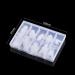 BNG 120 Pcs French Nail Forms Sticker Duet System Silicone Nail Forma Pads 10 * 12 Stickers Soft Reusable Stencil Dual Form Extension for French Manicure - Buy Online on SooperMarket.com