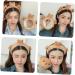 PLAFOPE Bear Face Wash Headband Make up Headbands Bear Headband Spa Hair Band Facial Headbands Spa Headbands Headband for Washing Face Skincare Headbands Makeup Headband - Buy Online on SooperMarket.com