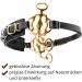 AMKA Hackamore Baroque 3-Ring - Black Leather Noseband | International Shipping Available - Buy Online on SooperMarket.com