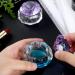 Dappen Dish Nail Art Dish Crystal Nail Art Cup Glass Liquid Powder Cup Clear Diamond Manicure Bowl with Lid Dappen Dish Cups for Nail Acrylic Liquid Powder - Buy Online on SooperMarket.com