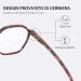 ZENOTTIC Blue Light Blocking Hexagonal Eyeglasses - Anti Blue Ray Computer Glasses for Men & Women - Stylish Tortoise Frames 2.5x - Buy Online on SooperMarket.com