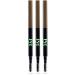 PYT Beauty Defining Eyebrow Pencil Taupe For Light Brown Gray & Red Hair Hypoallergenic Vegan Makeup 3 Pack 3 Pack Taupe