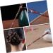 Mikinona 1pc Hanfu Hairpin Hair Stick Decorative Hair Forks Retro Hair Pin Retro Chignon Pin Chinese Chopsticks Hair Accessories Red Chinese Chopsticks for Hair Personality Hair up Alloy - Buy Online on SooperMarket.com