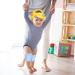 Umtiti Baby Adjustable Helmet with Knee Pads & Socks for Crawling and Walking - Zoo Yellow (Set of 3) - Buy Online on SooperMarket.com