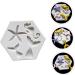 MAGICLULU DIY Baking Mold 4 Pcs Mold Cake Silica Gel Fudge Silicone Sweet Mould 9X7.5X0.8CMx2pcs Greyx2pcs - Buy Online on SooperMarket.com