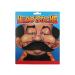 Alsino mustache for gluing black fake self -adhesive Mario sticker - for parties costumes & cladding - for children & adults LG9613 BART 5