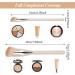 Bewudy 2 Pcs Concealer Brush Angled Concealer Brushes for Under Eye Precision Face Blending Blush Brush Foundation Concealer for Dark Circles Make up Nose Contour Brush Applicator - Buy Online on SooperMarket.com