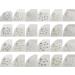 3D Metal Nail Nail Embellishments 20pcs Bowknot Nail Decorations For Individual Styles Nail Embellishments 04 silver - Buy Online on SooperMarket.com
