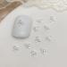 3D Metal Embellishments 20pcs Bowknot Decorations For Individual Styles 03 White K - Buy Online on SooperMarket.com