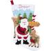 Bucilla Felt Appliqu Christmas Stocking Kit - North Pole Santa - 18 - Shop Now! - Buy Online on SooperMarket.com
