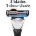 Amazon Basics 3-Blade MotionSphere Razor for Men with Dual Lubrication Handle - 21 Piece Set - Buy Online on SooperMarket.com