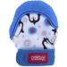 Nuby Soothing Teething Mitten 2 Pack with Hygienic Travel Bag - Blue - Buy Online on SooperMarket.com